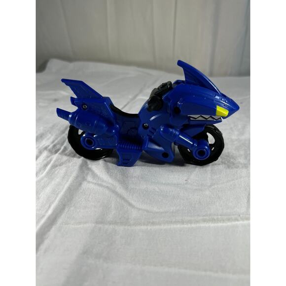 Power Rangers Shark Cycle Playskool Heroes Blue Motorcycle Only Hasbro V-3625C - Picture 6 of 12